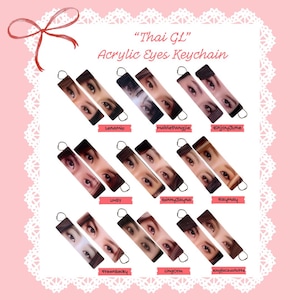 Thai GL Keychain / Keyrings - FreenBecky, Englot, LingOrm, FayeYoko, LenaMiu, EmiBonnie, NamtanFilm