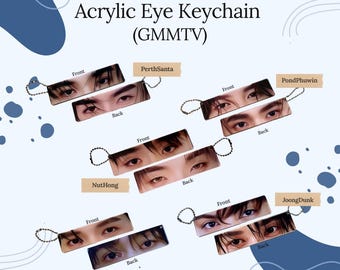 Thai BL Keychain / Keyrings - GMMTV, DMD, PondPhuwin, JossGawin, JoongDunk, PoohPavel, FirstKhaotung