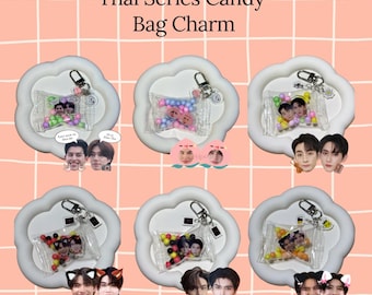Serie Candy Taschenanhänger Ich und Dich, PondPhuwin, JoongDunk Schlüsselanhänger Fanmerch