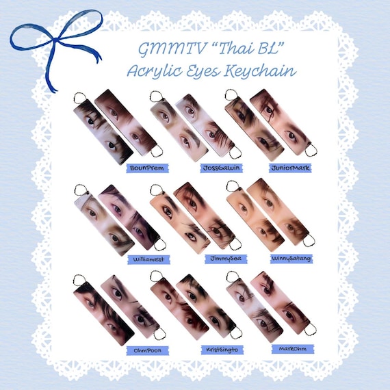 Thai BL Keychain / Keyrings - GMMTV, DMD, PondPhuwin, JossGawin, JoongDunk, PoohPavel, FirstKhaotung