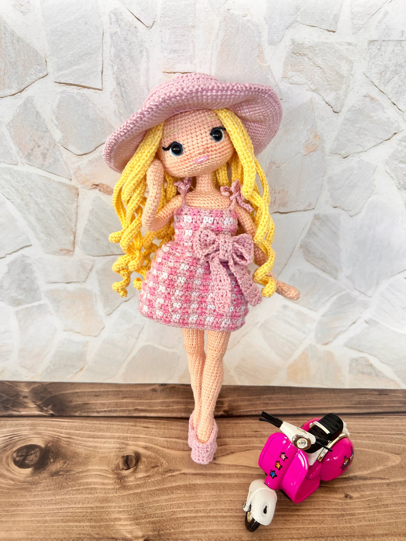 Pink Barbi Doll Pdf Patterns, Amigurumi Pattern Dress+ Body Pattern PDF ...