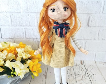 Megın - amigurumi pattern - megan doll pdf body+ dress pattern PDF TUTORIAL ENGLISH - amigurumi doll - amigurumi doll pattern - Crochet