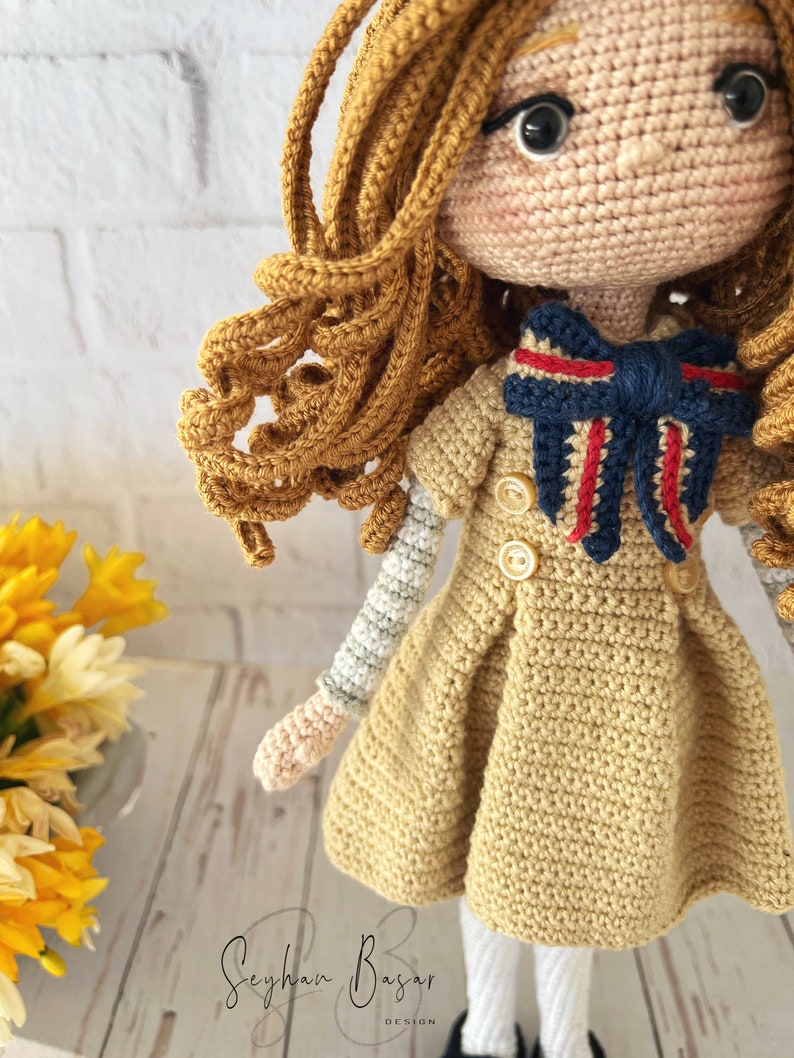 M3gan Amigurumi Pattern Megan Doll Pdf Body Dress Pattern Etsy