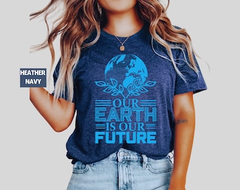 Earth Day Shirt, Save The Planet Tee, Eco Friendly T-Shirt, Climate Change Awareness, Sustainable Clothing, Environmental Message Top