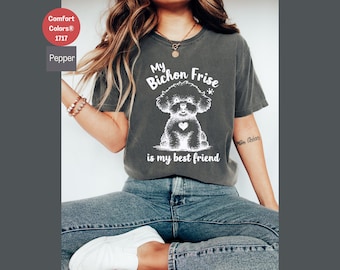 Bichon Frise Dog Lover T-Shirt - Comfort Colors Tee