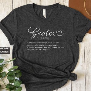Sister Definition Shirt, Sister Gift, Funny Sister Quote, Best Friend Shirt, Sister Shirt, Gift for Sister Birthday, Personalized