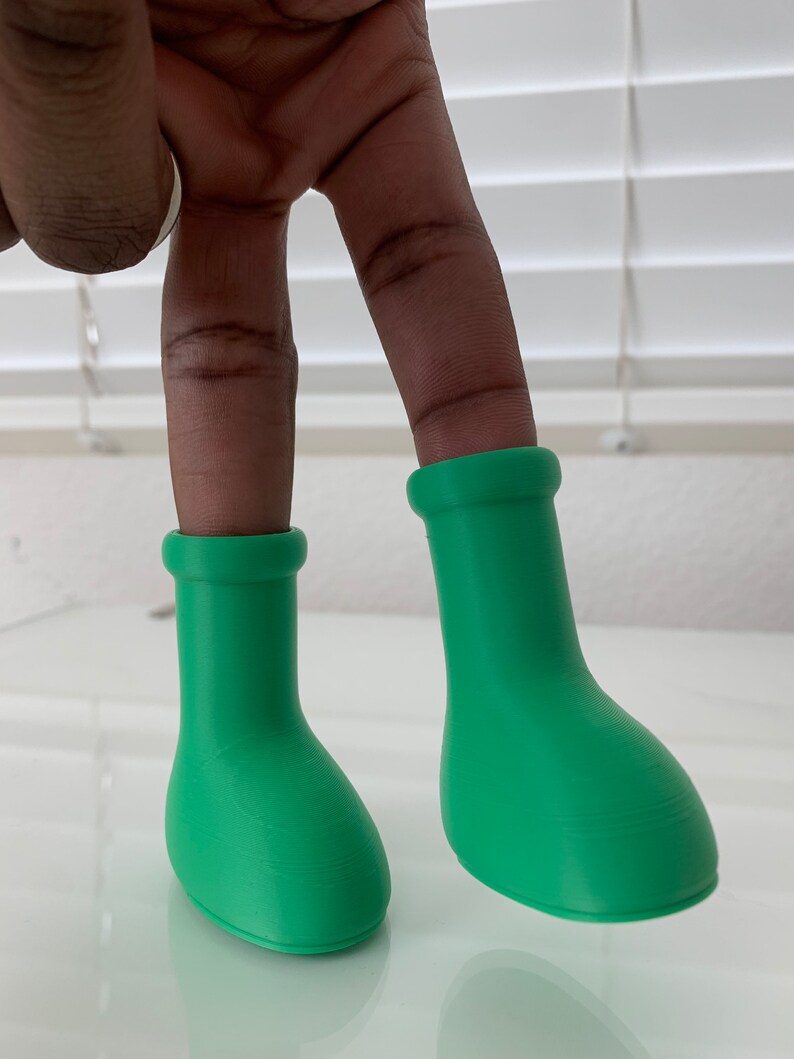 Big Red Boots astro Boy Finger Boot Viral Etsy