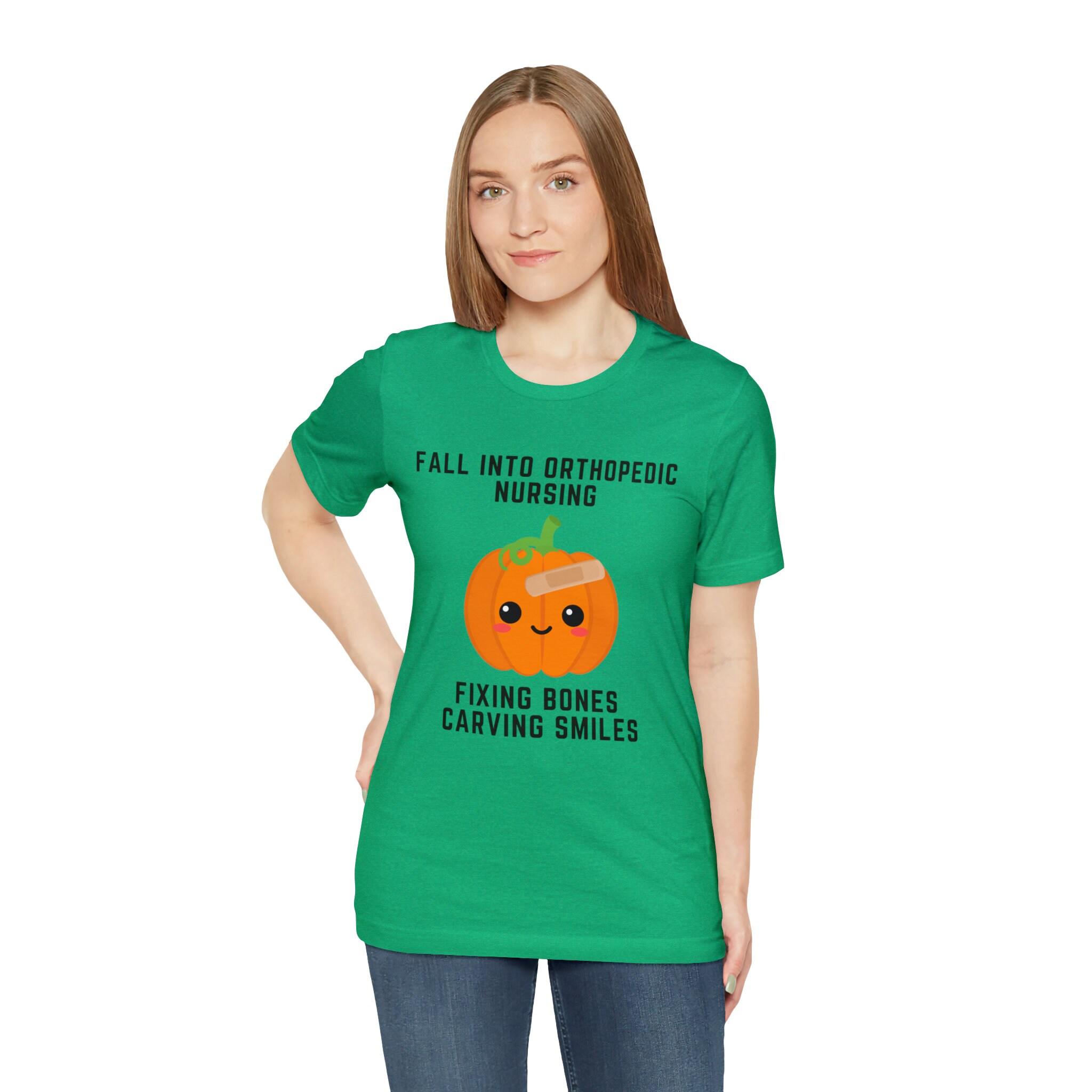 Discover Halloween Fall into Orthopedic Nursing T-Shirt | Ortho Squad Shirt | Ortho Crew | Ortho Nurse Gift