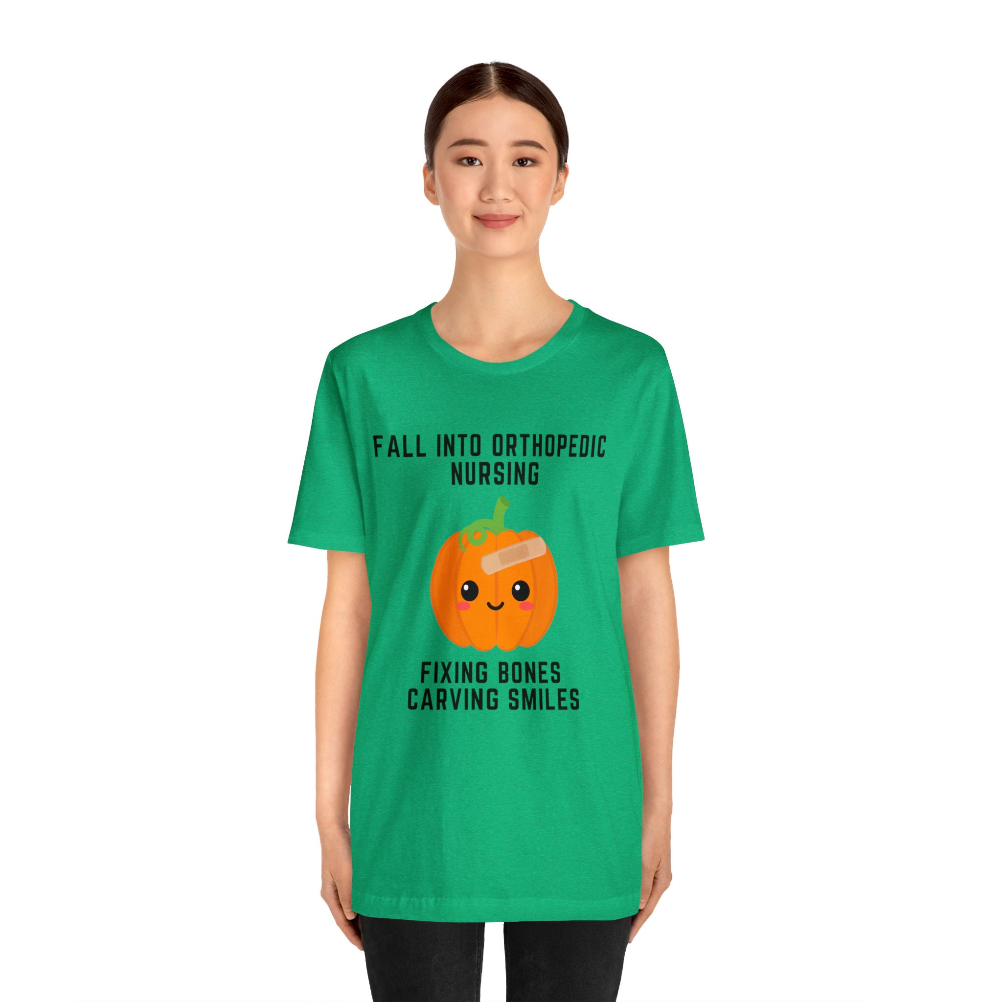 Discover Halloween Fall into Orthopedic Nursing T-Shirt | Ortho Squad Shirt | Ortho Crew | Ortho Nurse Gift