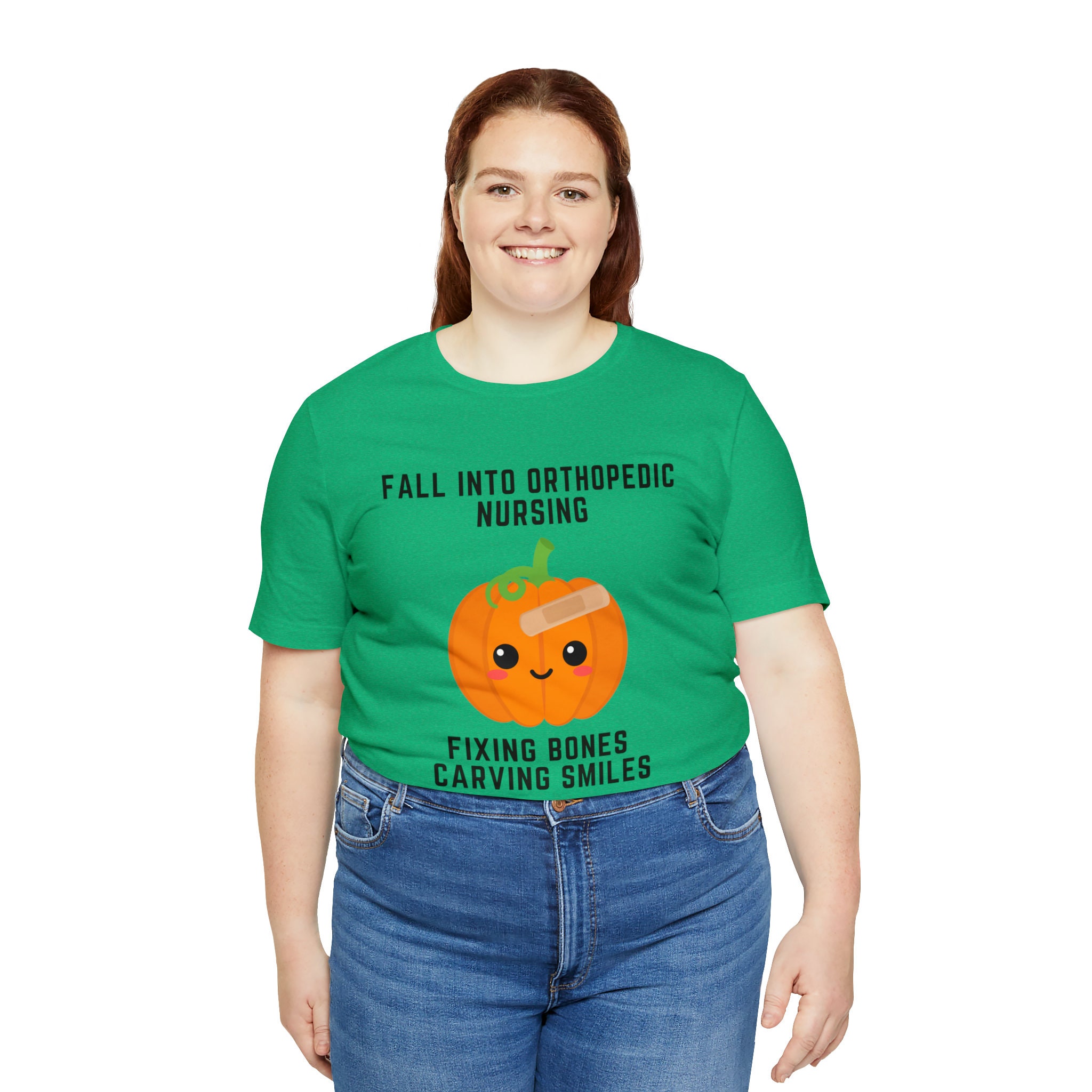 Discover Halloween Fall into Orthopedic Nursing T-Shirt | Ortho Squad Shirt | Ortho Crew | Ortho Nurse Gift