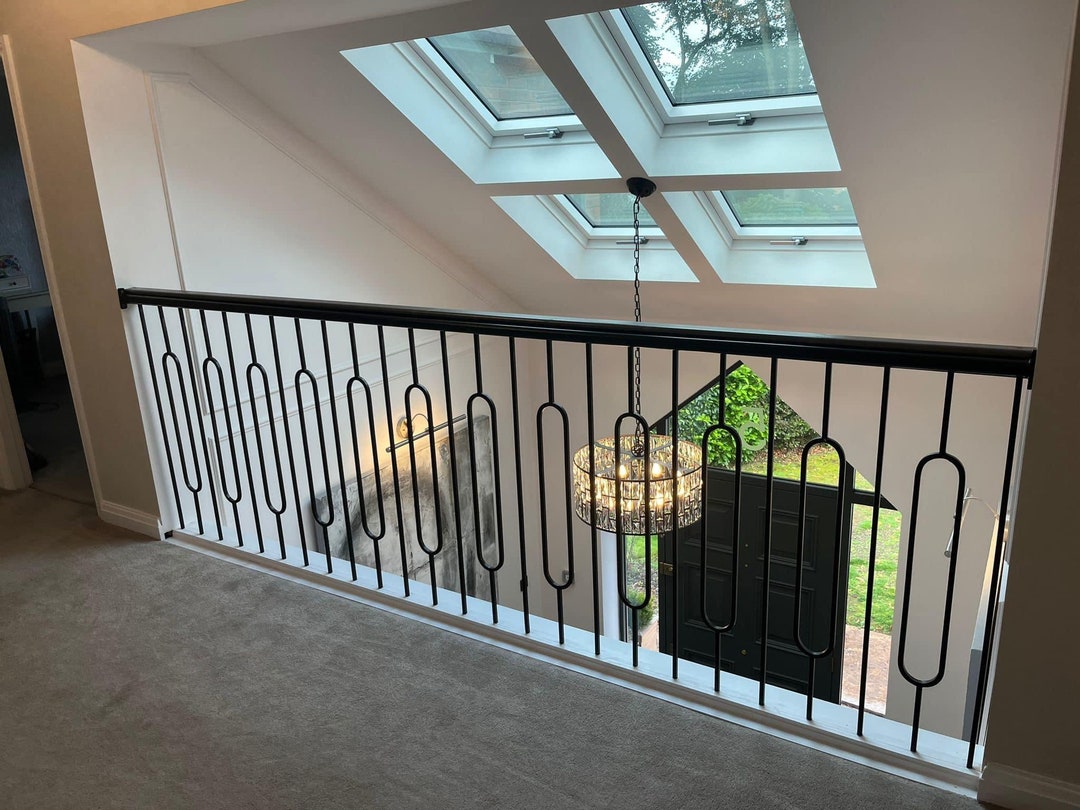 Easy to Install Wrought Iron Stair Balustrade Spindles Etsy UK
