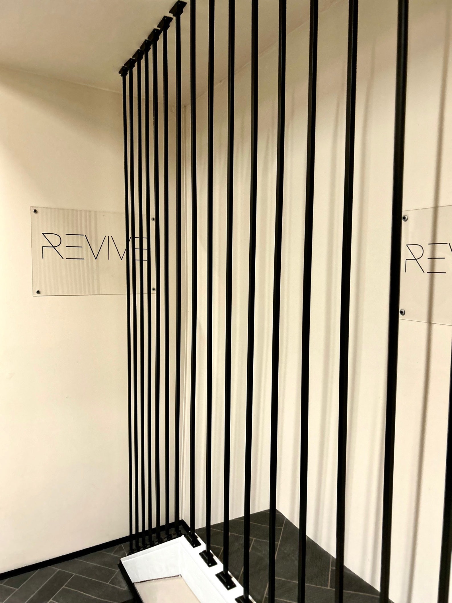 Stair Screen Metal Solid Steel Wrought Iron Stair Spindles Balustrade Bars Rods Full Height