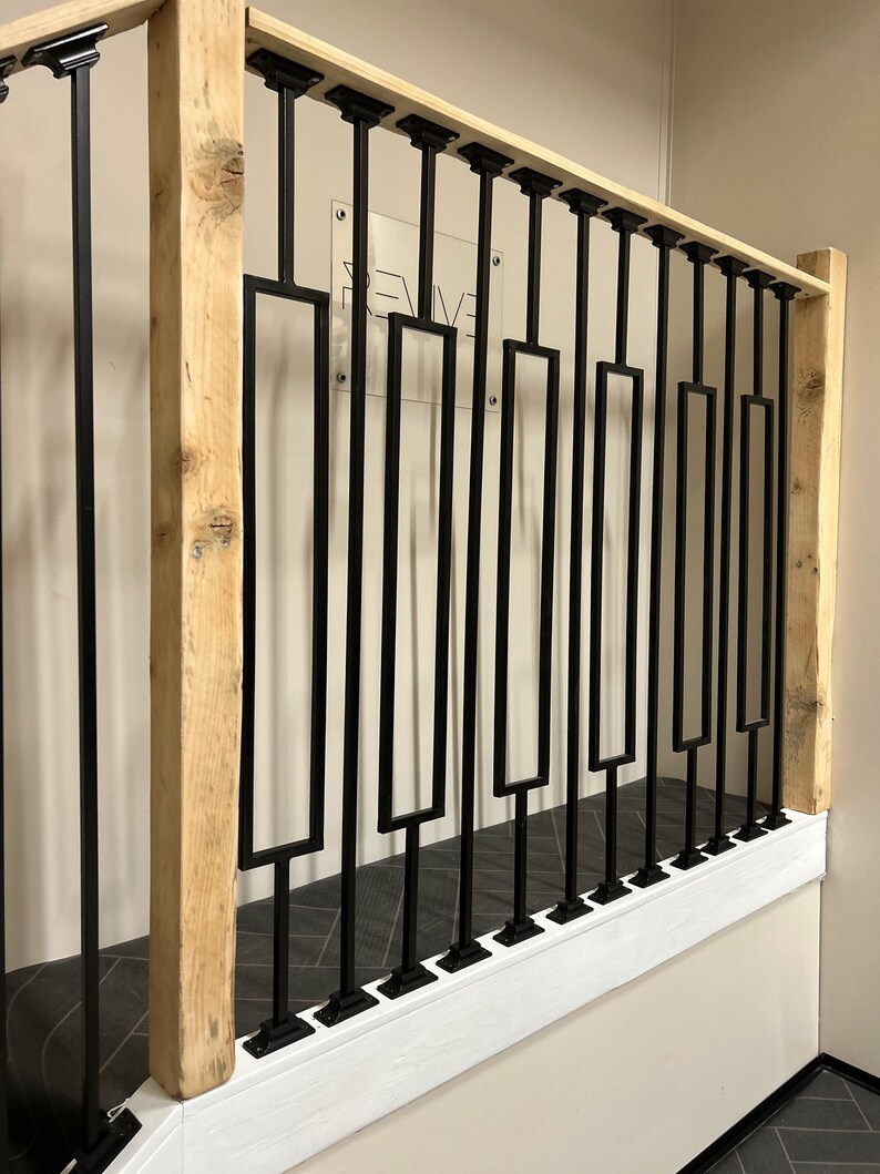 Baseboard Metal Railing Metal Solid Steel Wrought Iron Stair Spindles Balustrade Bars Rods - Etsy