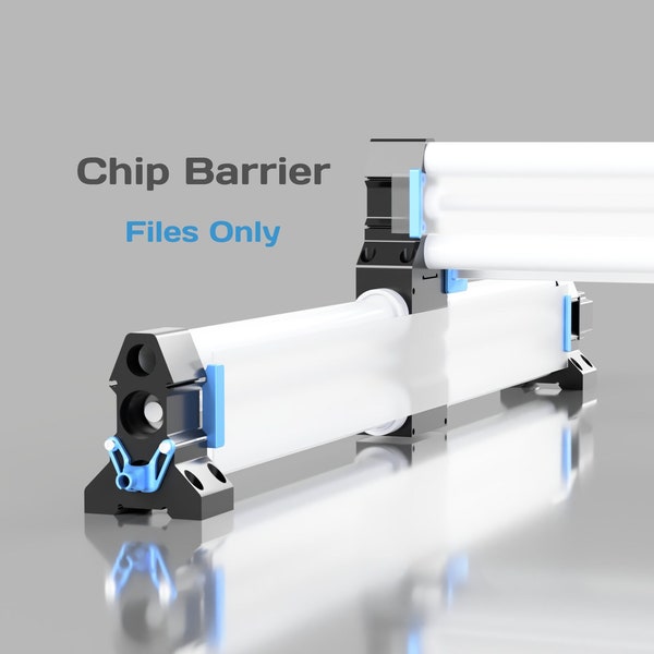 Clips de barrera de chip Onefinity - Clips de plexiglás - Archivos STL