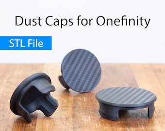 Onefinity Dust Caps - STL - Rail End Caps for Pro Elite X35 X50 - for Journeyman Woodworker Machinist & Foreman