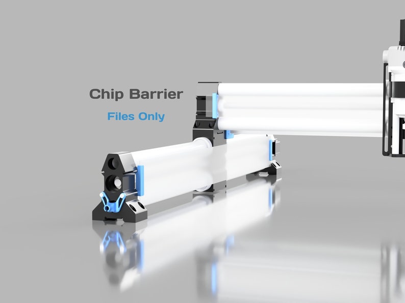 Onefinity Chip Barrier Clips Plexiglass Clips STL Files image 1