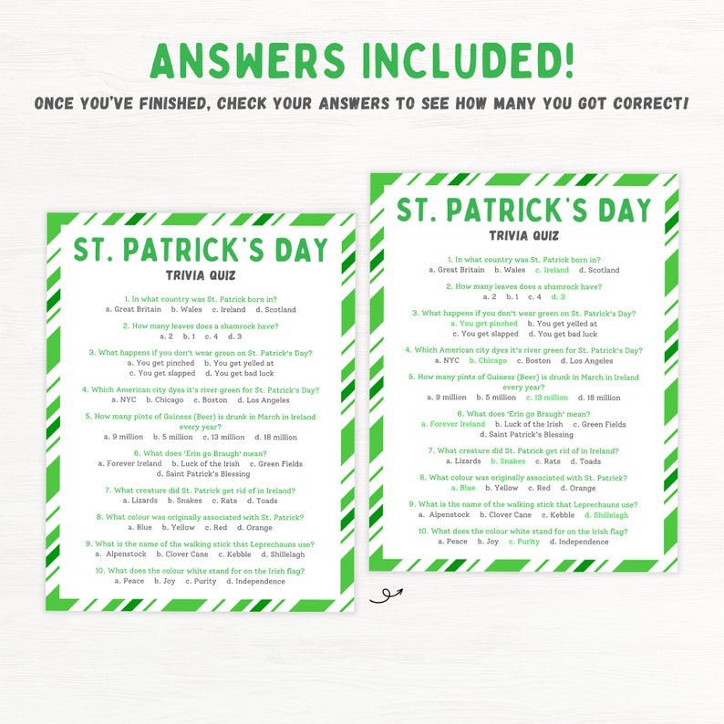 free st patricks day printable trivia for seniors