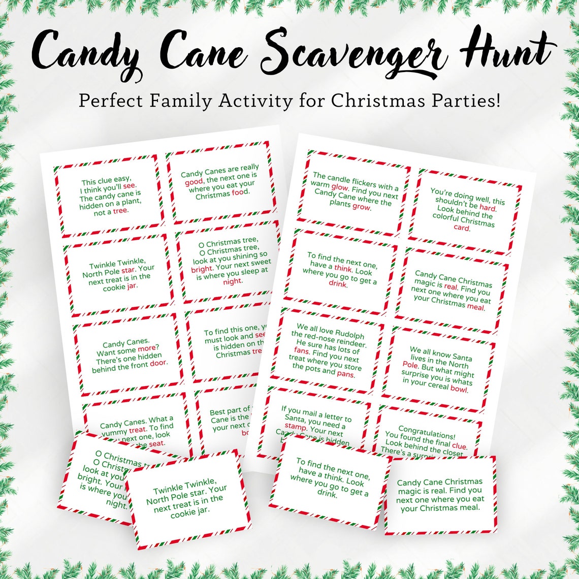 Candy Cane Treasure Hunt Christmas Treasure Hunt Candy Cane Christmas candy-cane-scavenger-hunt-ideas