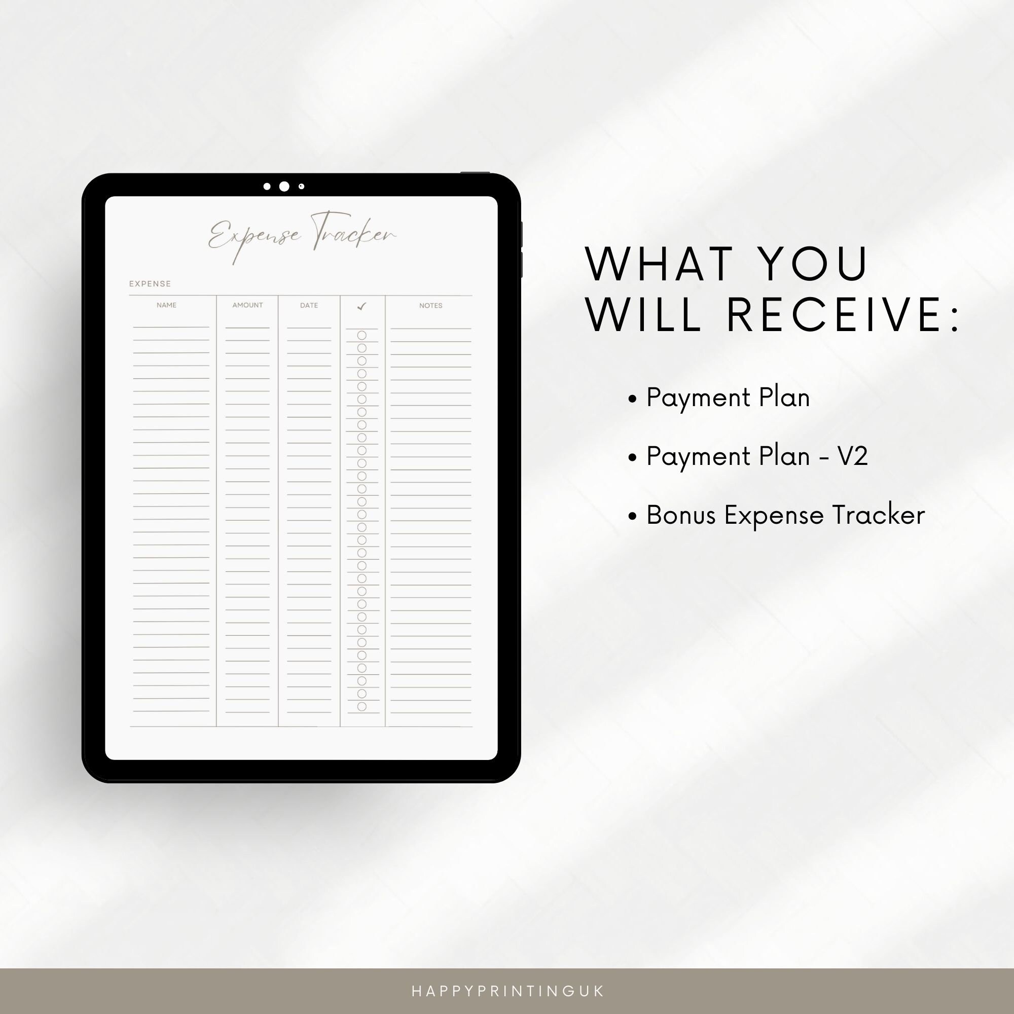 Payment Plan Templates for Repayment, Editable Afterpay Schedule ...