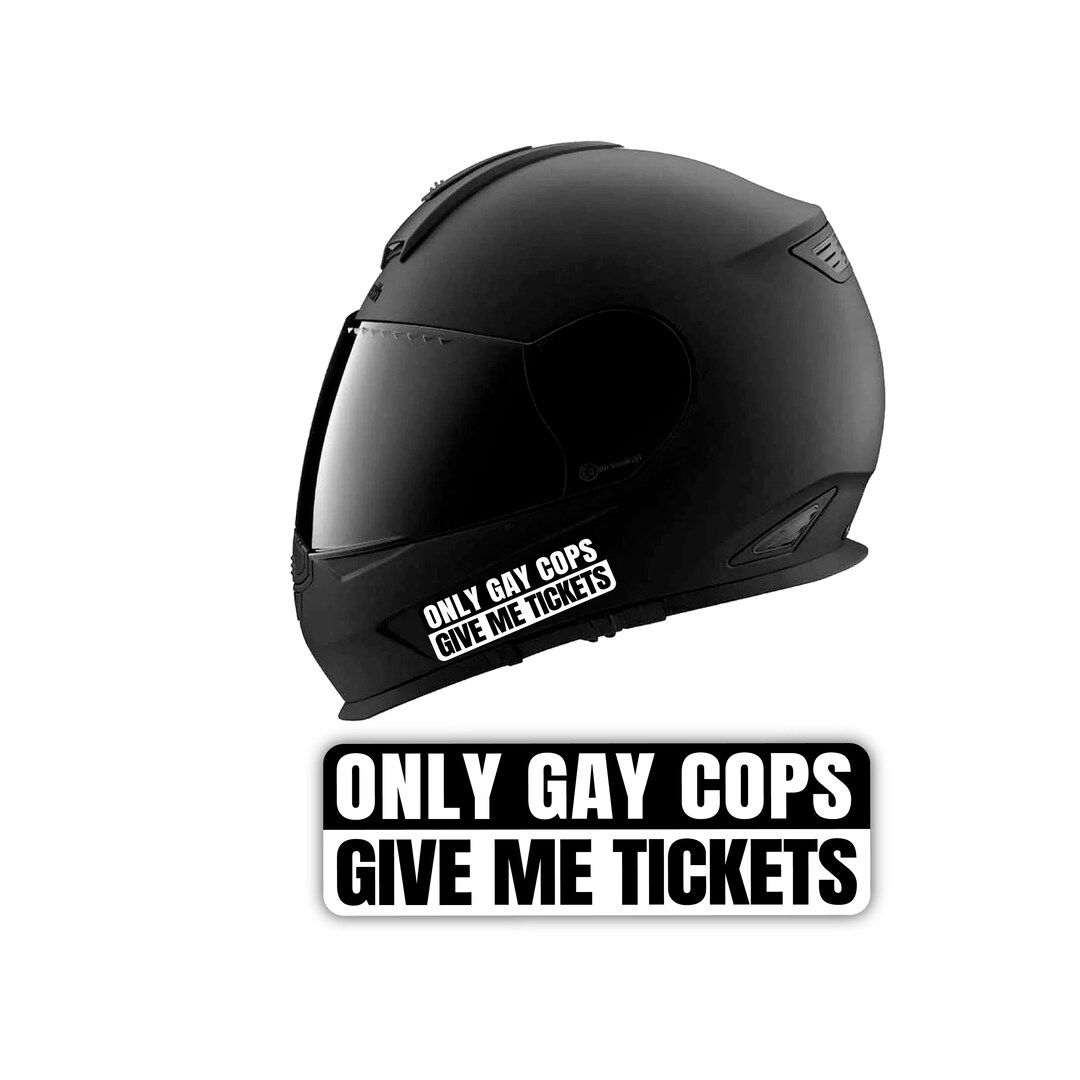 Motorbike Helmet Sticker, Motorbike Decal, Bike Sticker, Helmet Sticker, Funny Helmet Sticker