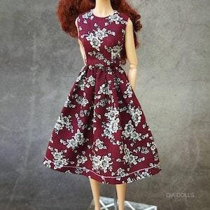 Sukienka Poppy Parker, strój na Fashion Royalty, odzież na FR6, sukienki Integrity Toys