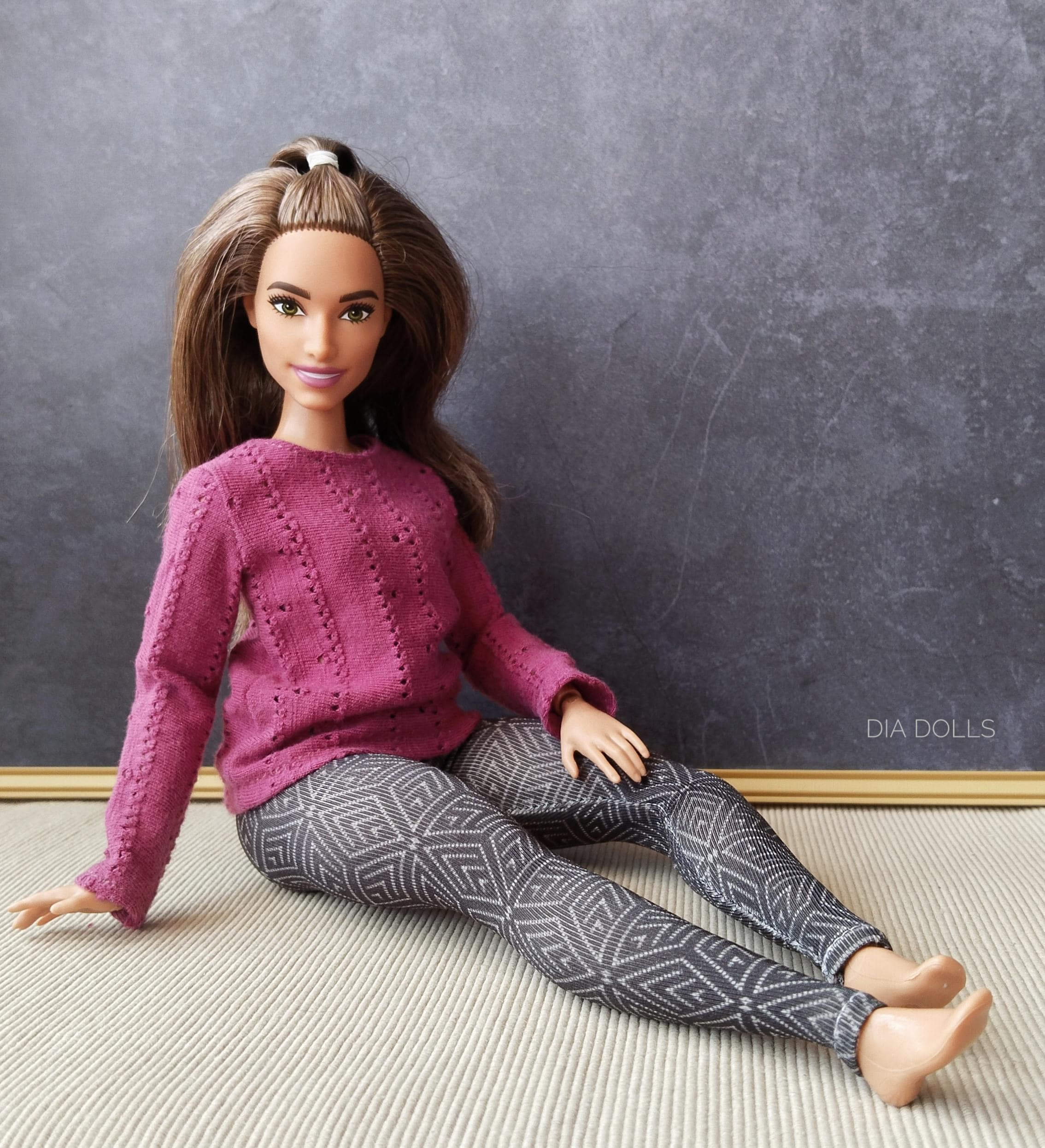 Barbie doll long sleeve dress Italia