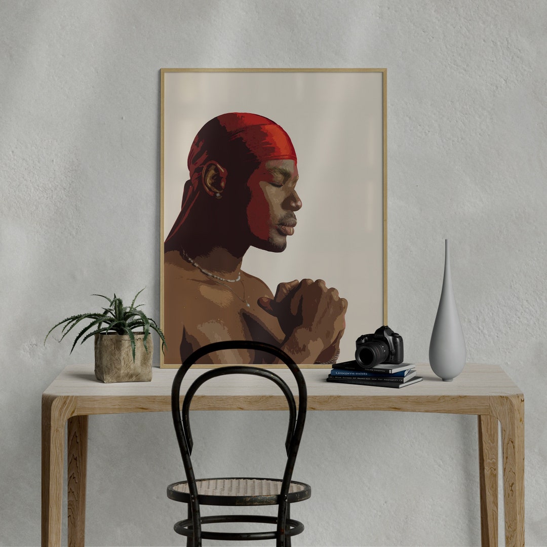 Black Man Art black Art Poster Wall Art Black Artist Print Wall Print