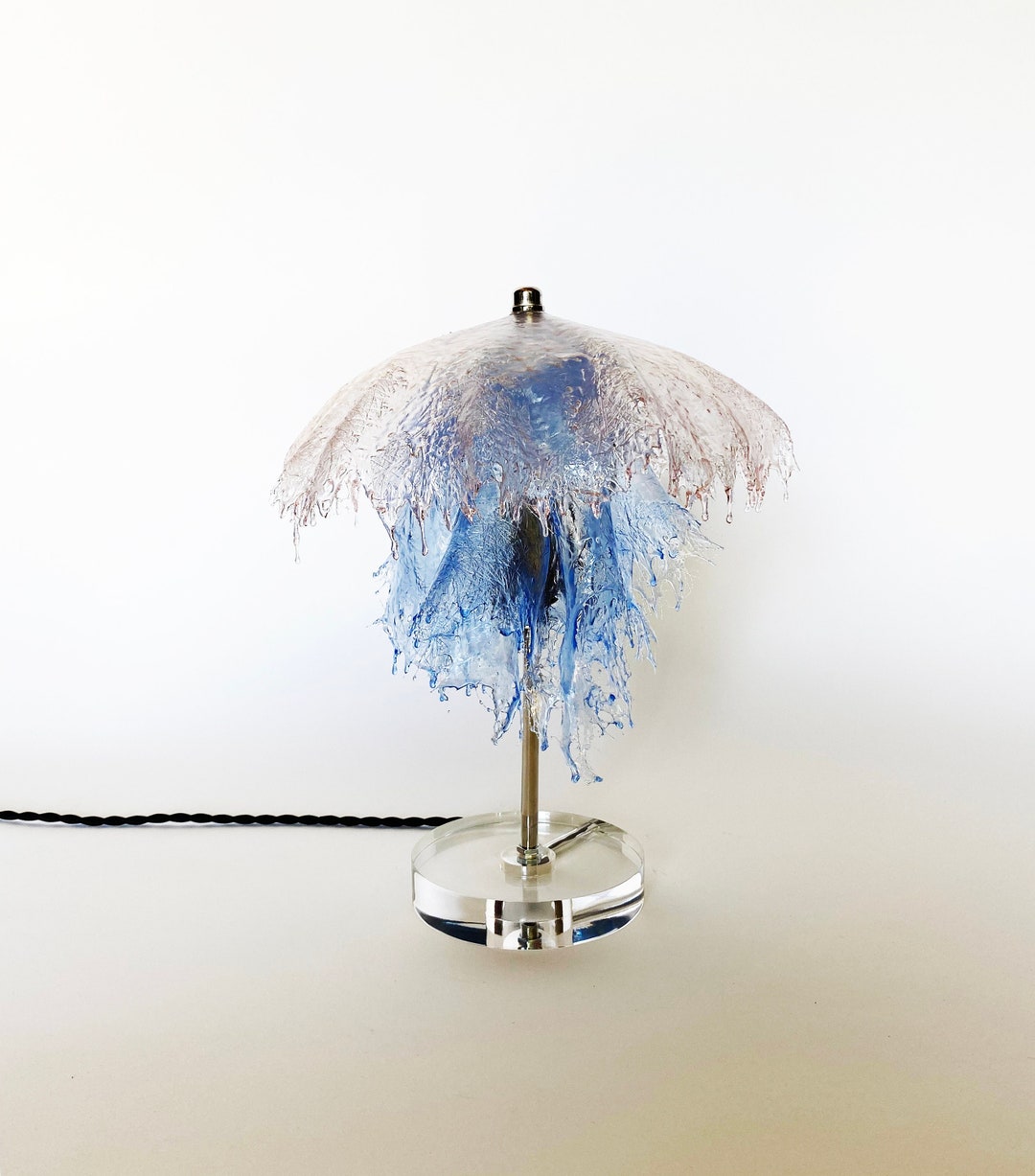 Unique Handcrafted Resin Lamp. One-of-a-kind Mushroom Lighting ...