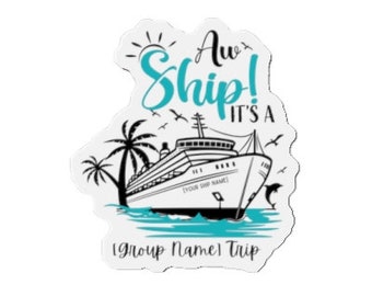 Custom Cruise Magnets for Door Magnets for Cruise Ship Personalized Magnets for Group Cruise Trip Door Decor Magnets for Group Vacation