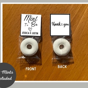 Mint to Be Wedding Favors For Wedding Shower Candy Favors Personalized Bridal Shower Favors Set of 100 Minimalist Wedding Decor 2024