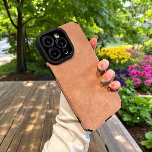 マットレザー iPhone ケース 16 15 14 13 12 11 Pro Max XR X 7 8 耐衝撃シリコンカバー レンズ保護付き