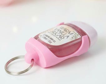 Llavero con desinfectante de manos PocketBac de Bath & Body Works, llavero y soporte para juguetes antiestrés