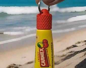 Carmex Lip Balm Keyring Key Chain Cap Lid keychain 3D Printed