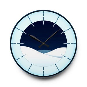 Aviation Wall Clock, Aircraft Clock, Pilot Gift, Airplane Decor, Minimalist Clock, Modern Aviation Decor