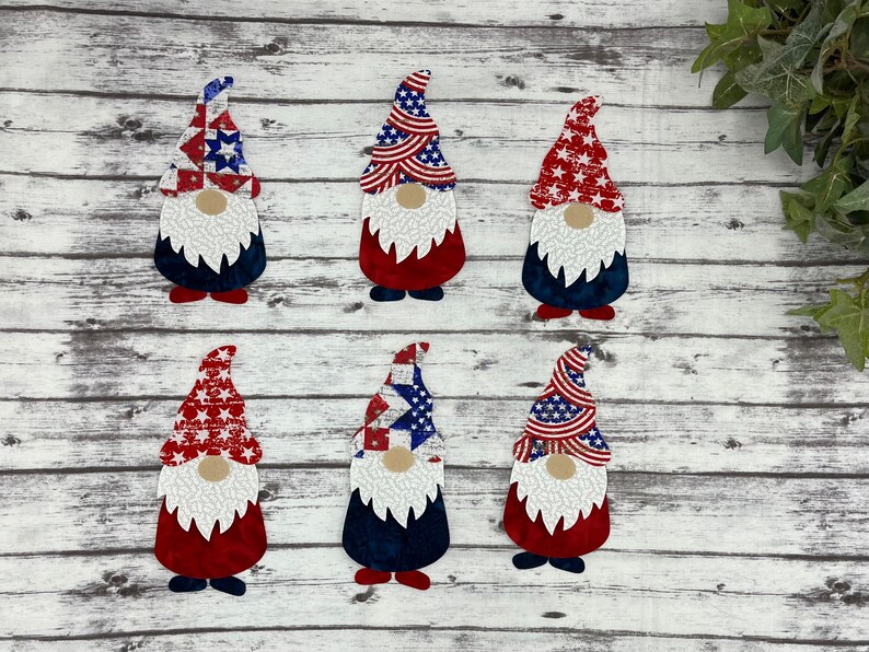 Appliqué Ready Gnomes Etsy