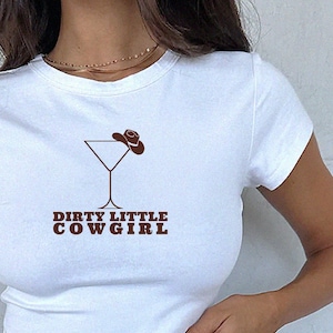 Martini Baby Tee Western Baby Tee Cowgirl Baby Tee Cowboy Baby Tee Baby T Cowgirl Hat Baby Tee Country Baby Tee Baby Tee Womens