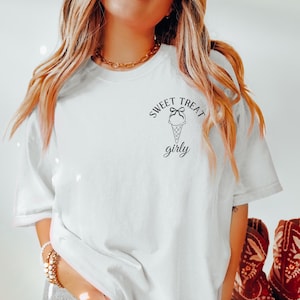 Sweet Treat Shirt Sweet Little Treat Coquette Shirt Ice Cream Shirt Preppy Shirt Little Treat Club Sweet Treat Girly Shirt Comfort Colors