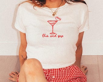T-shirt bébé martini Weenies et martinis Weenies et Tinis T-shirt bébé martini Hot-dog Chemise martini sale T-shirts bébé Yap