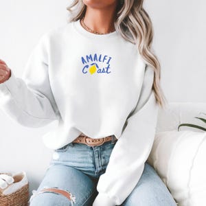 Lemon Sweatshirt Fruit Sweatshirt Amalfi Coast Sweatshirt Old Money Aesthetic Italy Sweatshirt Italian Summer Aesthetic La Dolce Vita
