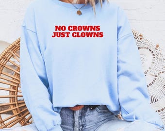 Sudadera No Kings In America Sudadera No Kings In America Sudadera de cuello redondo No Kings Sudadera FDT Sudadera anti-Trump Abolish Ice Anti Ice