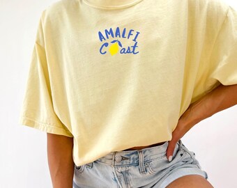 Lemon Shirt Fruit Graphic Tee Amalfi Coast Shirt Old Money Aesthetic Italy Shirt Italian Summer Aesthetic La Dolce Vita Comfort Colors