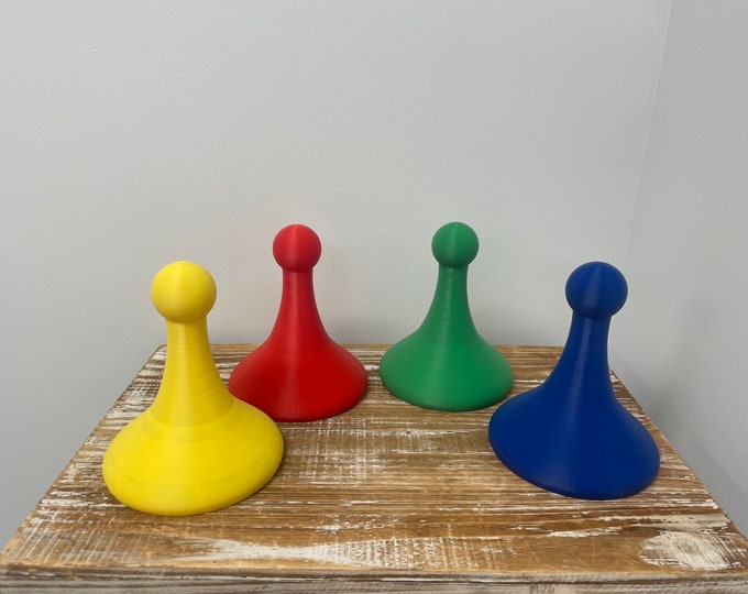 Board Game Piece Sorry Pawns Set Etsy