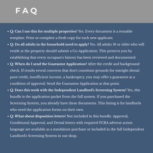 Puede incluir: Un gr&aacute;fico azul-verdoso con el encabezado "FAQ" y una lista de preguntas y respuestas. Las preguntas abordan temas como la reutilizaci&oacute;n de documentos, los requisitos de solicitud y el proceso de solicitud de aval.