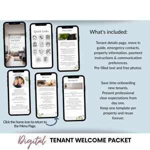Tenant Welcome Packet | Editable Canva Template for Landlords | Digital Rental Move-In Guide | PDF image 5