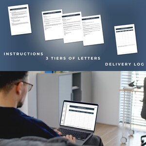 Late Rent Notice System | 3-Tier Escalation Forms (Fillable PDF) image 6
