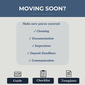 Tenant Move-Out Toolkit | Security Deposit Return Guide, Checklist (Fillable PDF) image 7