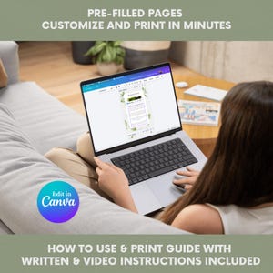 Tenant Willkommenspaket Bundle Grün | Digitale, druckbare Canva Vorlage (A4, US Letter) Bild 9