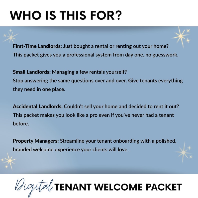 Tenant Welcome Packet | Editable Canva Template for Landlords | Digital Rental Move-In Guide | PDF image 4