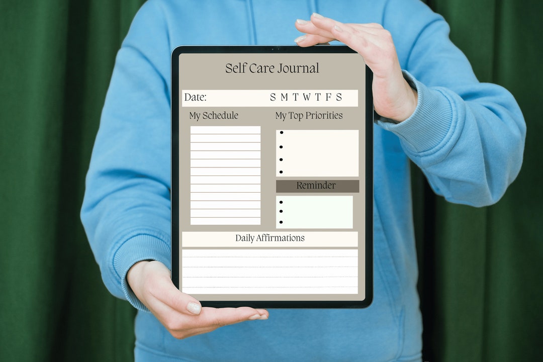 Self Care Journals. Self Care Planner, Self Care Tracker, Wellness