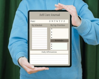 Self Care Journals. Self Care Planner, Self Care Tracker, Wellness Journal,Self Care Checklist  Self Care Workbook mindfulness journal